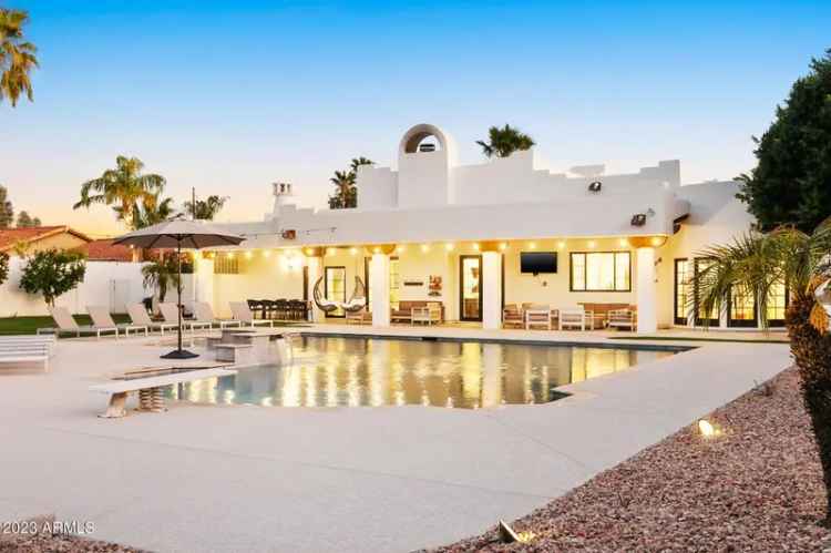 Luxury Buy House Retreat in Scottsdale with Pool Tennis Court