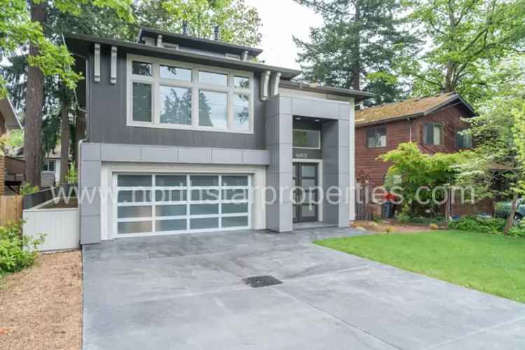 Rent New Contemporary Home with Lake Views in Lake Oswego