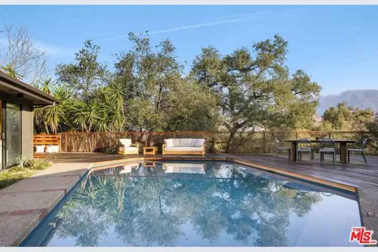 Buy Mid-Century Ranch in Flintridge Hills with Pool and Guest House