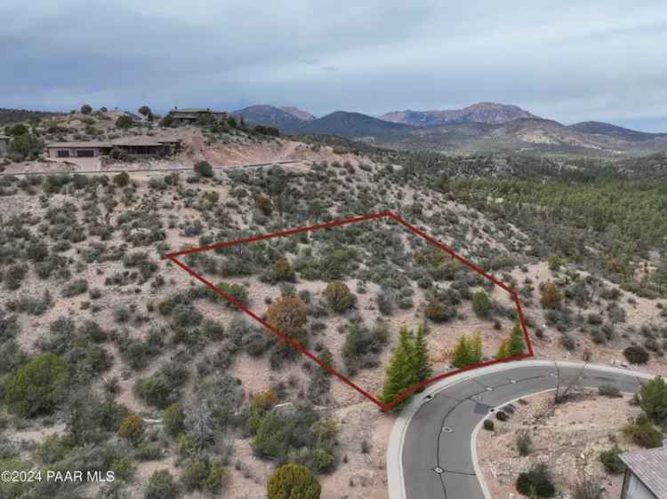 Build Your Dream Home on Elevated Lot in Gated Community Prescott