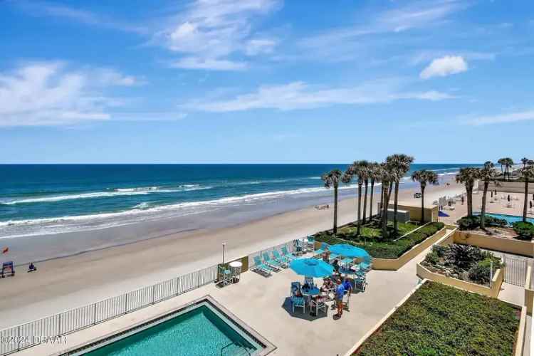 Rent Spacious Oceanfront Condo in Daytona Beach Shores with Amenities