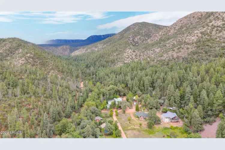 Retreat on Tonto Creek Buy Cabin Bear Flat with View Decking