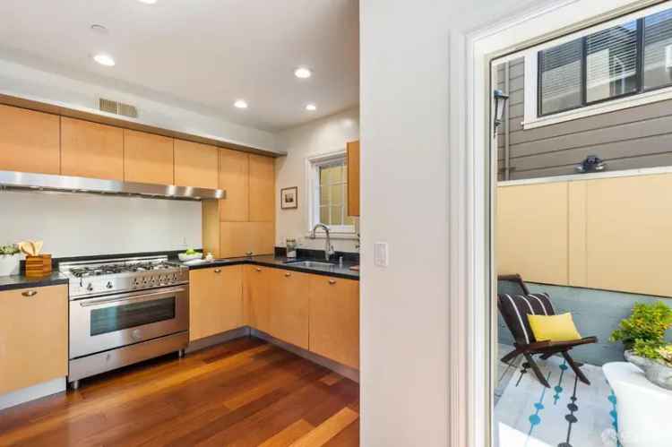 Buy 2BED DEN 2.5 BATH Townhome in Mission Dolores with Garden Terrace