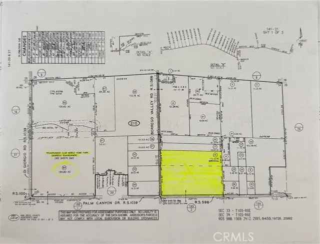 Land For Sale in Borrego Springs, California