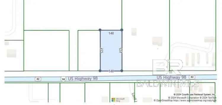 Buy land in Foley Plantation Park with Highway 98 Frontage