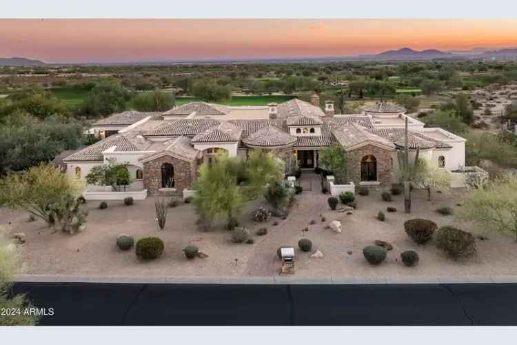 Buy Custom Home in North Scottsdale with Golf Course Views and Luxury Features