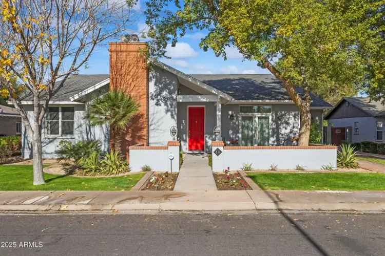 Buy California Style Classic Custom Home in Old Town Tempe with Pool and Guest Quarters