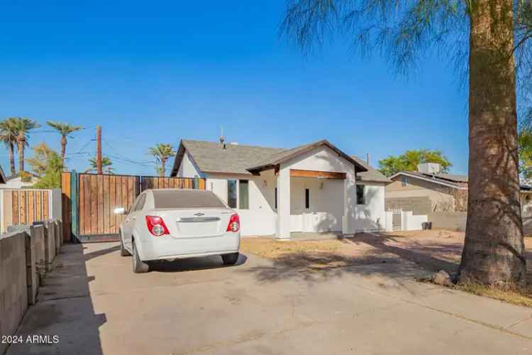 Buy 3 Bedroom Home in Phoenix with RV Gate and Updated Features