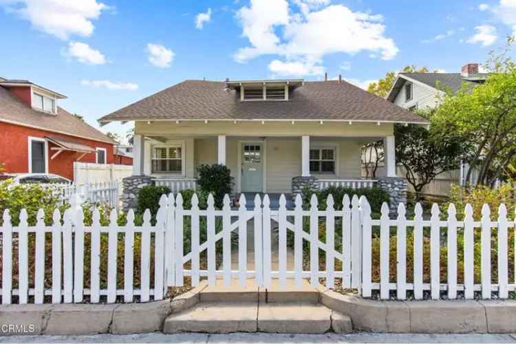 Buy Craftsman bungalow in Pasadena with home theater and backyard oasis