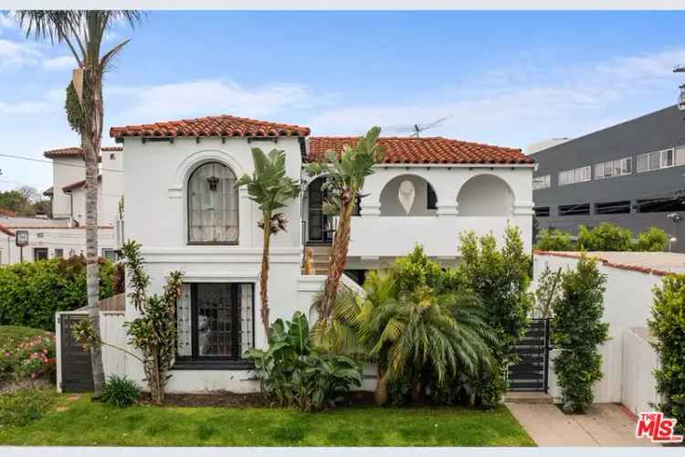 Invest in a Spanish Style Duplex in West Hollywood with Private Yards