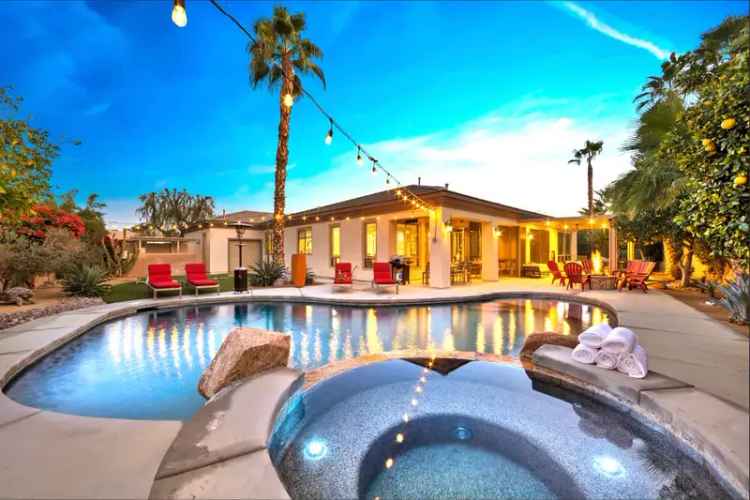 Rent Luxury Villa in Indio California with Pool and Entertainment Features