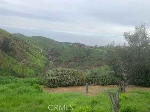 Land For Sale in 4345, Latigo Canyon Road, Unincorporated Santa Monica Mountains, California