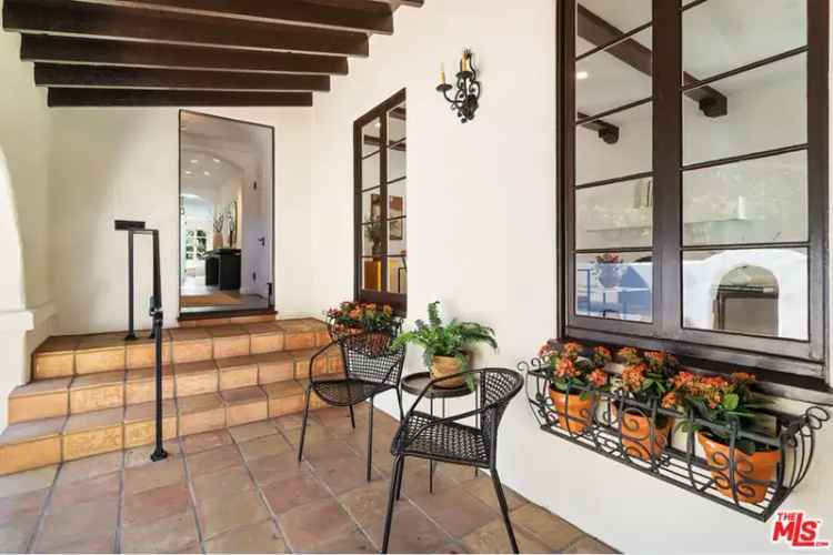 Remodeled Spanish courtyard home for rent in Westwood with backyard oasis