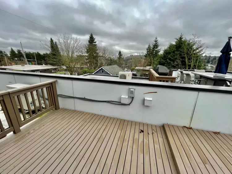 Rent 2BD Townhouse in Fremont with Rooftop Deck and Modern Finishes