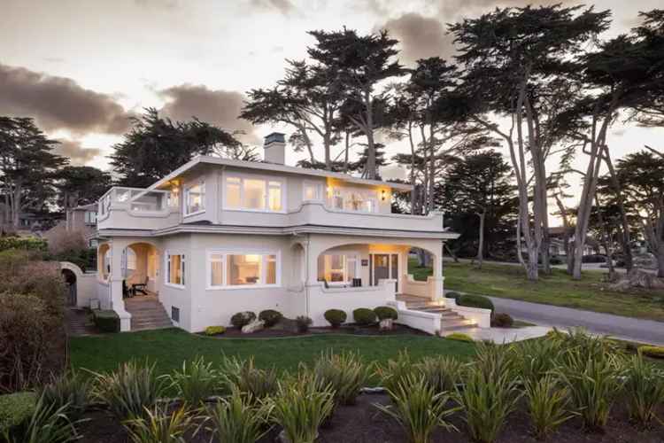 Rent oceanfront estate in Pacific Grove with panoramic views and luxury features