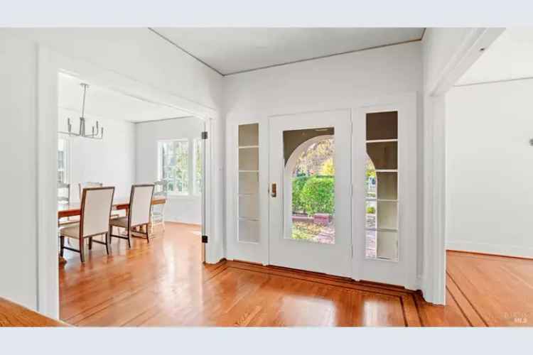 Buy Tudor style home in San Rafael with charming features and a cottage