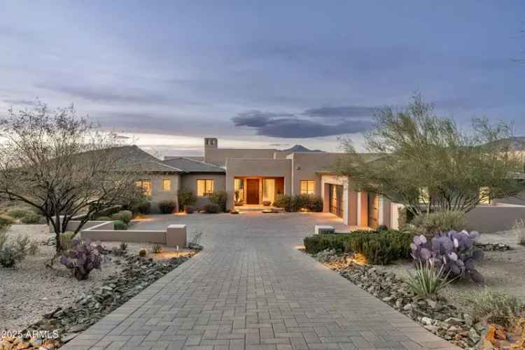 Buy House in Desert Mountain with Heated Pool and Mountain Views