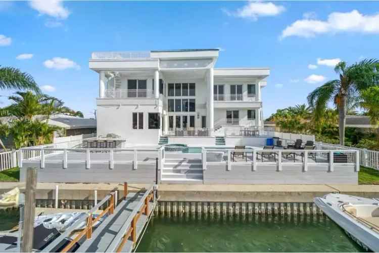 Luxury Buy Waterfront Home in Island Estates with Boat Dock and Pool