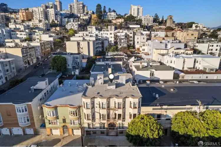 Buy Apartment Building in Russian Hill San Francisco with Upside Potential