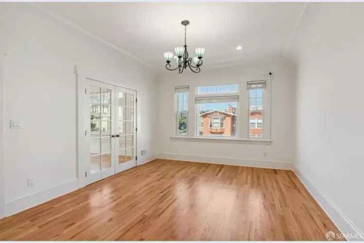 Rent Beautifully Updated Edwardian Condominium in Richmond District