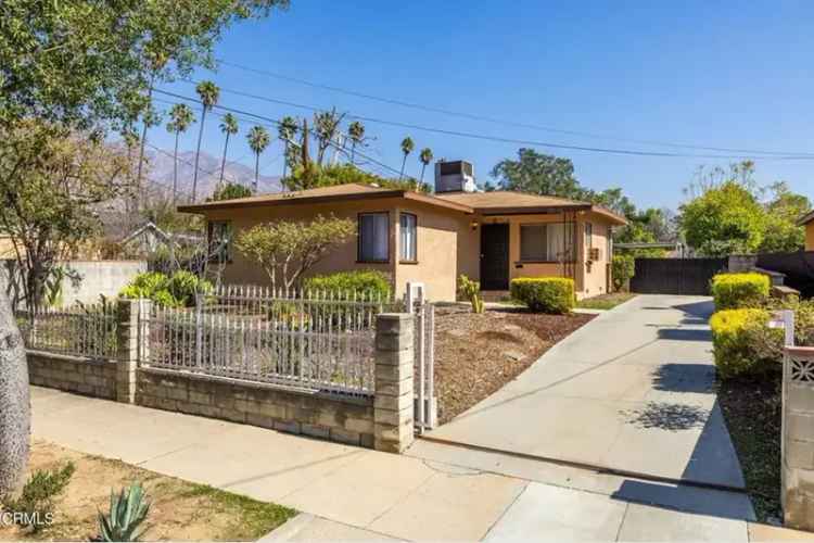 Buy Spacious Home with Mountain Views in Pasadena Area