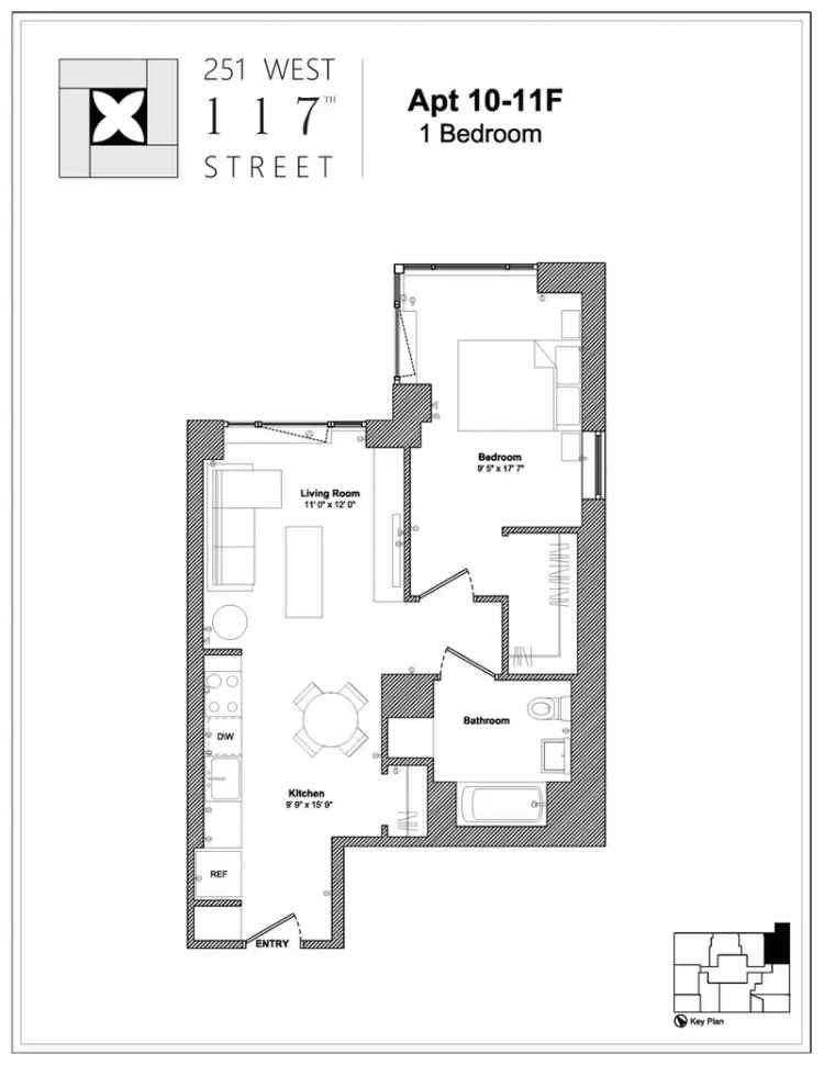 Rent Stunning 1 Bedroom Apartment Near Morningside Park and Central Park