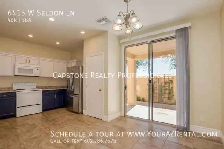 Rent Stunning 4 Bedroom Home in Glendale with Modern Upgrades