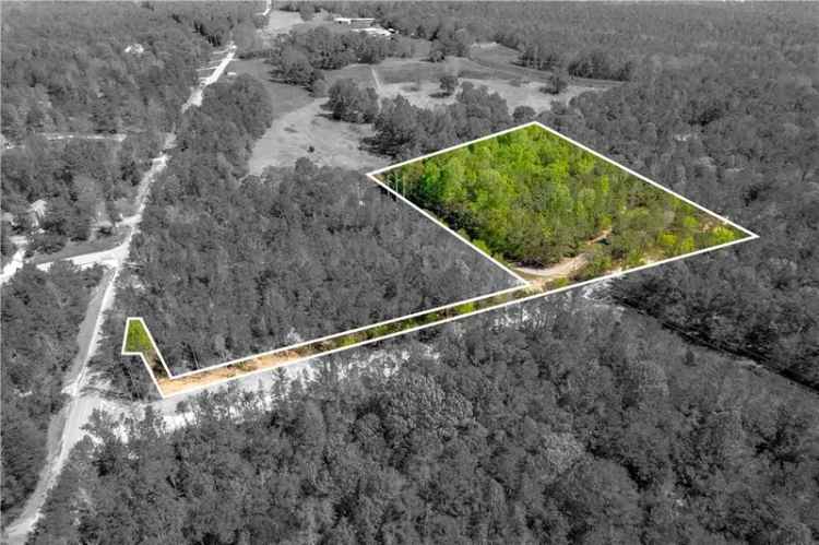 Buy Land in Alabama with Utilities and Accessible Gravel Drive