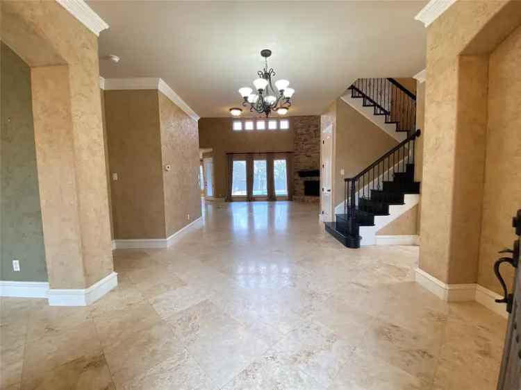 Rent stunning 4 bedroom home with pool in Aledo ISD gated community