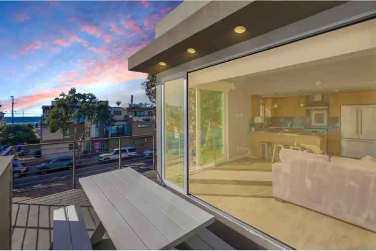 Buy Townhome in Mission Beach with Stunning Ocean Views and Modern Features