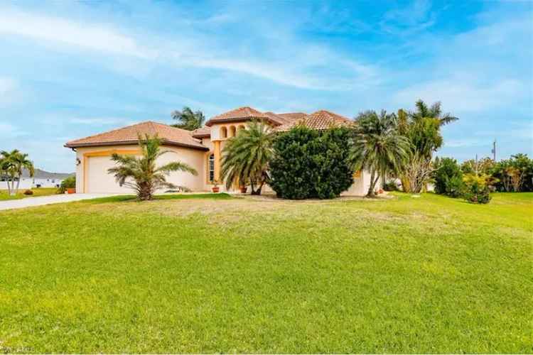 Buy Cape Coral House with Pool and Spacious Triple Lot