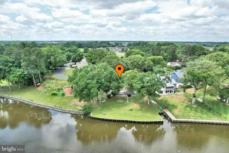 Buy waterfront home in Millsboro with river views and charm