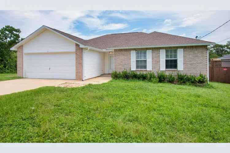 Buy Home 3 Bedroom 2 Bath in Crestview with a Spacious Garage and Deck