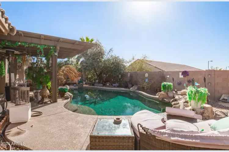 Luxury home for sale with swimming pool and stunning sunsets