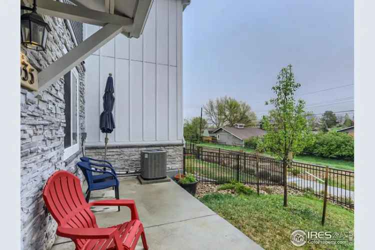 For Sale 3 Bedroom Townhome in Longmont with Patio and Garage