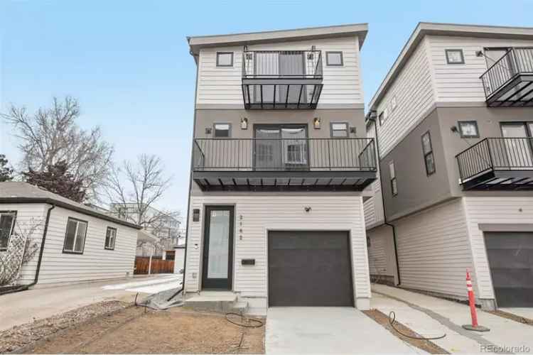 Buy Modern 3 Bed 3.5 Bath Half Duplex in Denver with Mountain Views