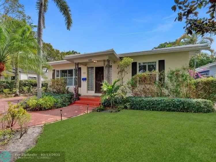 House For Sale in 634, Northeast 16th Terrace, Fort Lauderdale, Florida