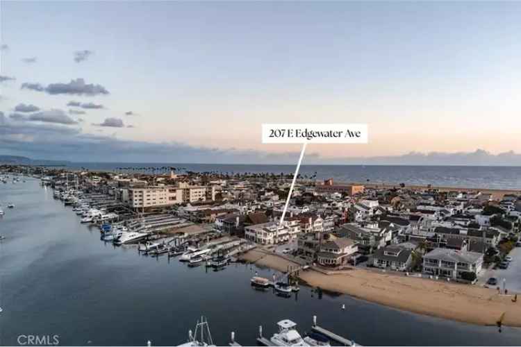 Buy House in Newport Beach with Private Dock and Waterfront Views