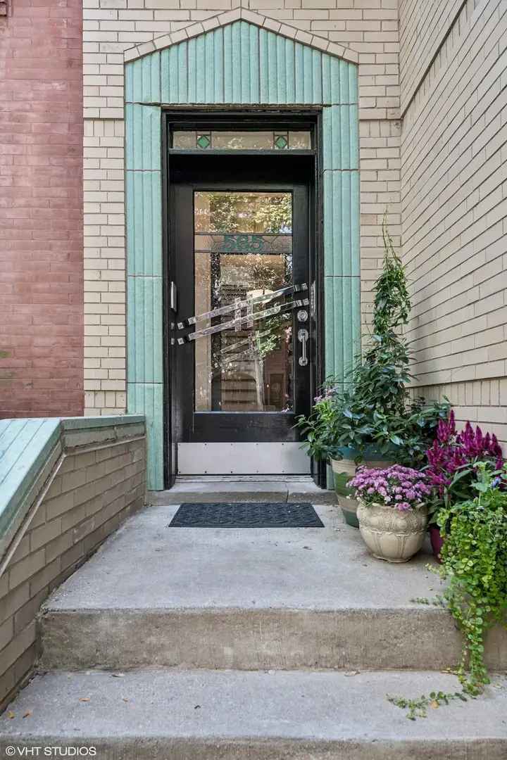 Buy Brick Four Unit Property in East Lincoln Park with Art Deco Style Features