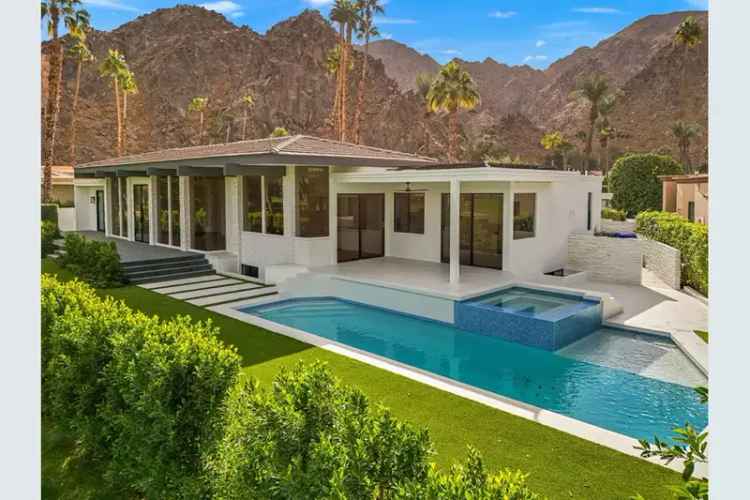 Buy remodeled golf course home in Indian Wells with mountain views