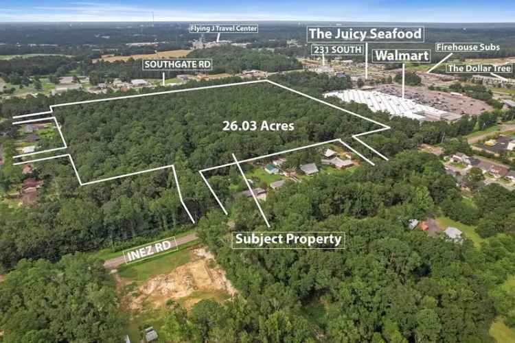 Acquire 25 Acres for Residential Development in Dothan Alabama