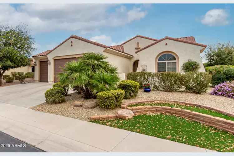 Buy House in Sun City Festival with Golf Cart Garage and Greenery