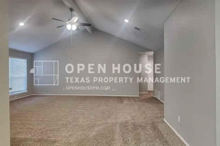 Rent Charming 3 Bedroom Home in Flower Mound with Spacious Backyard