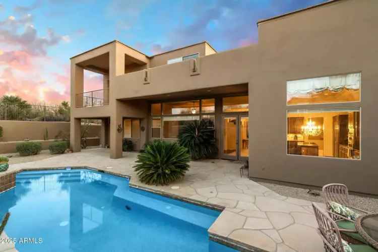 Buy home in Troon North with open floor plan and pool