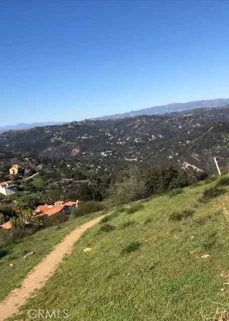 Land For Sale in Topanga, California