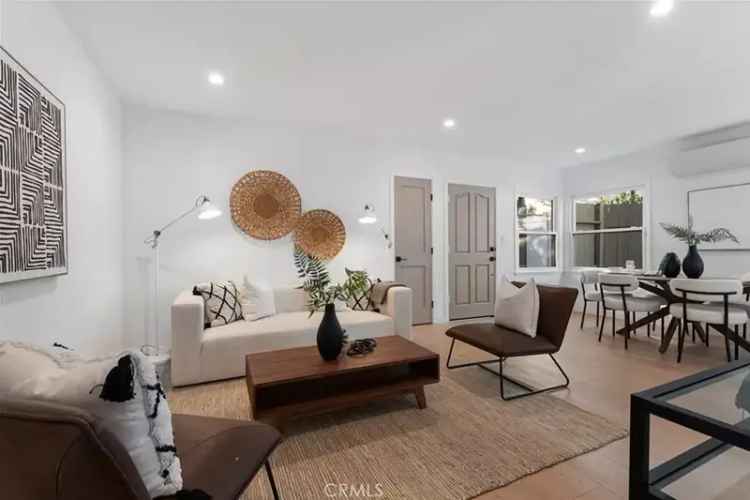 Duplex for sale in Sherman Oaks with modern updates and outdoor space