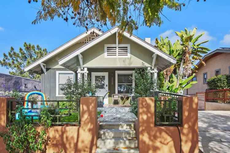 Buy Renovated Craftsman House and Flat in Vibrant Hillcrest North Park