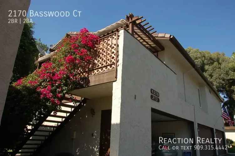 Rent Spacious 2 Bedroom Condo in Gated Community San Bernardino with Pool