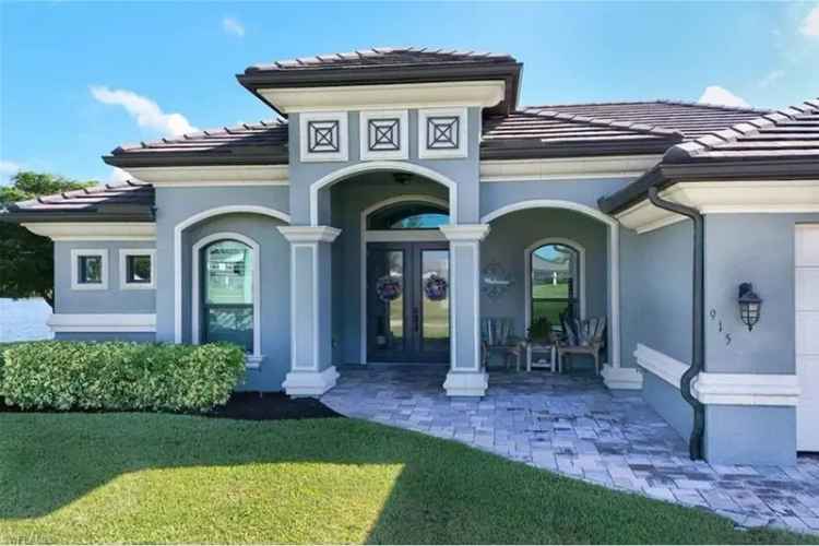 Buy Custom Home with Stunning Gulf Access Canals and Pool