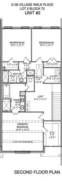 Rent Modern Townhome in Walsh with 3 Bedrooms and 2.5 Baths